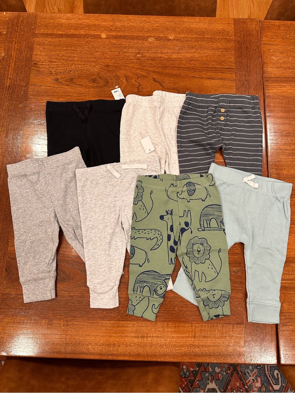 NEW/EUC Carter’s & Koala Baby Pants/Legging Bundle, Set of 7, Size 3-6 Months
